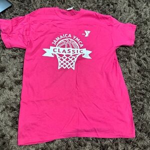 YMC Bright Pink Basketball Tee